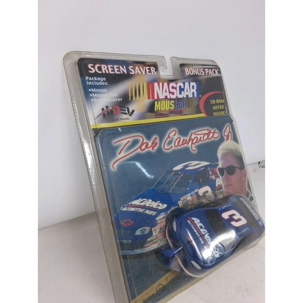 NASCAR Dale Earnhardt Jr Mouscar Racing Mouse nd Mouse Pad Set ACDelco 3 1999. M